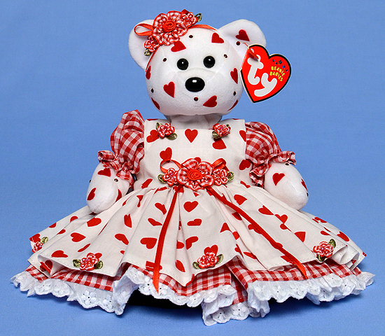 Queen of Hearts - Tina Tate decorated Ty bear