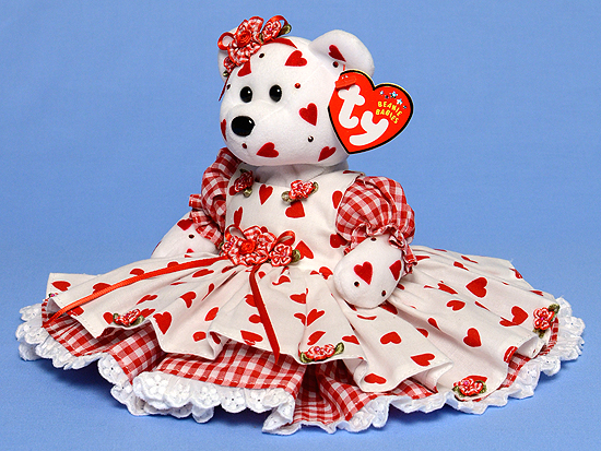 Queen of Hearts - Tina Tate decorated Ty bear